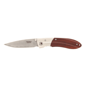 Mcusta SHINRA MIXTURE - Ripple Iron Wood Handle - Pocket knife