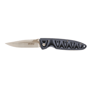 Mcusta Classic Wave Blue Micarta Folding Knife - MC-0010V