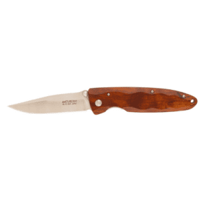 Mcusta Classic Wave Iron Wood Handle Folding Knife - MC-0018V