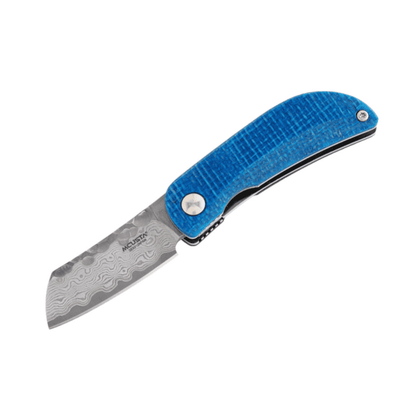 Mcusta Petit Blue and Black Folding Knife