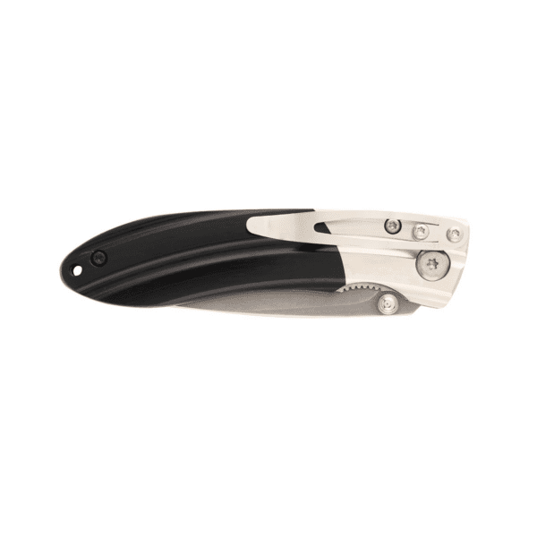 Mcusta SHINRA MIXTURE - Ripple Black Pakka Wood - Japanese folding knife
