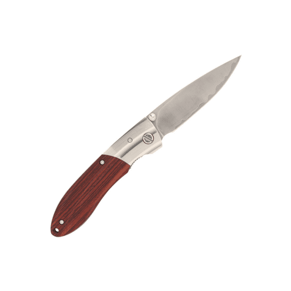 Mcusta SHINRA MIXTURE - Ripple Iron Wood Handle - Pocket knife