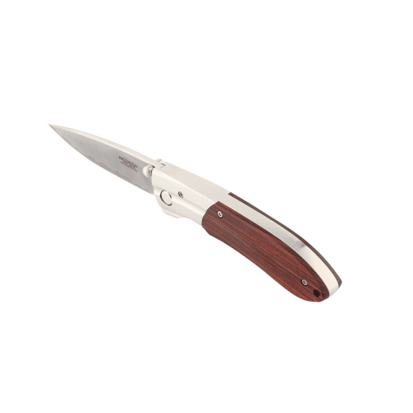 Mcusta SHINRA MIXTURE - Ripple Iron Wood Handle - Pocket knife