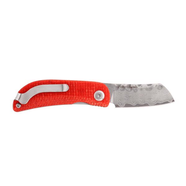 Mcusta Petit Black and Orange Folding Knife