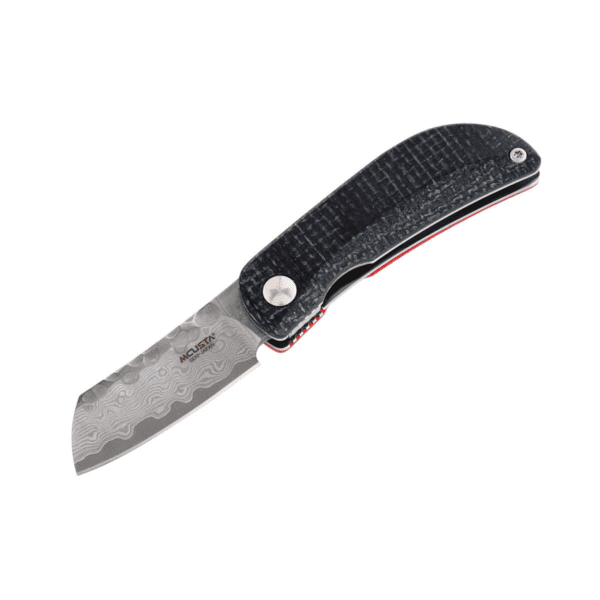 Mcusta Petit Black and Orange Folding Knife