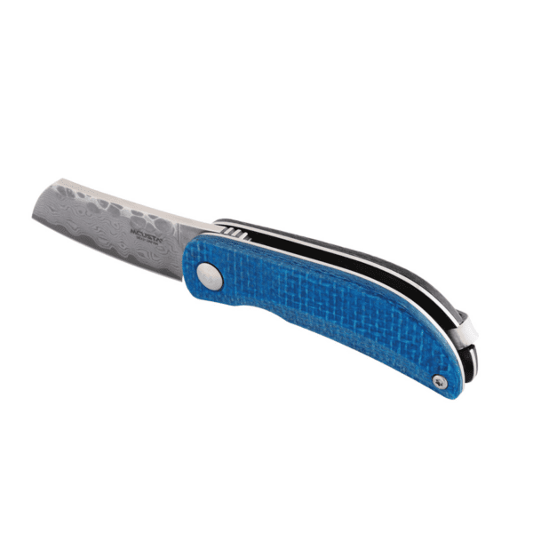 Mcusta Petit Blue and Black Folding Knife