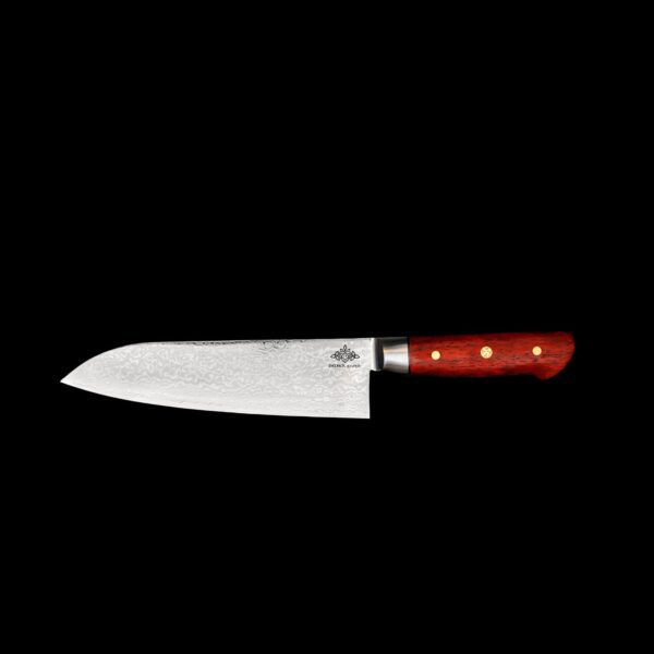 This Santoku by Patrick Joseph is crafted for chefs who want versatility, beauty, and performance in one balanced design.
