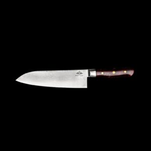 This Santoku in Red Resin embodies the soul of artisan making — ready for kitchens that value performance and individuality.
