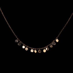 Rose Droplets | Rose Gold-Plated Silver Necklace