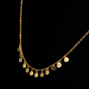 Gold Droplets | Gold-Plated Silver Necklace
