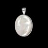 Pearl Form | Curated Rhodium-Plated Silver Pendant
