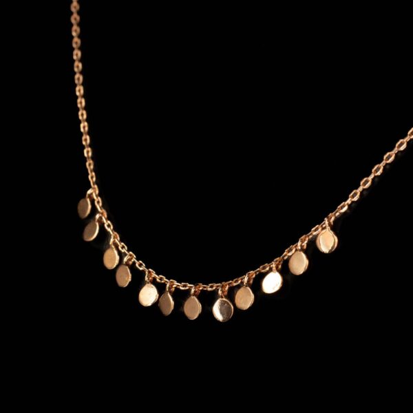 Rose Droplets | Rose Gold-Plated Silver Necklace
