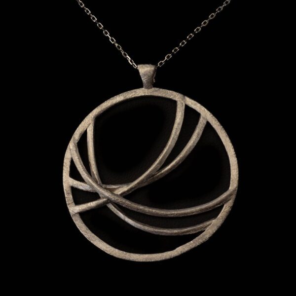 Equinox | Rhodium-Plated Silver Necklace
