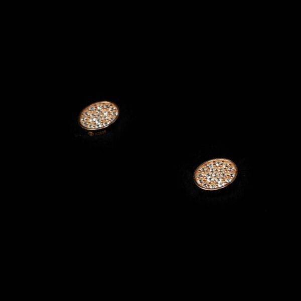 Rose Clarity | Curated Rose Gold-Plated Silver Stud Earrings