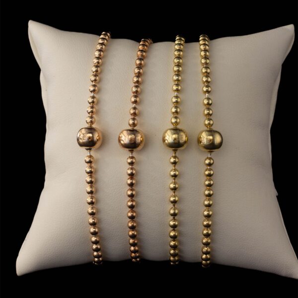 Rose Orbit | Curated Rose Gold-Plated Silver Bracelet