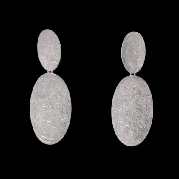Linear Grace Curated Gold-Plated Silver Stud Earring