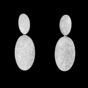 Linear Grace Curated Gold-Plated Silver Stud Earring