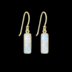 Moonlight Line | Curated Gold-Plated Silver Earrings