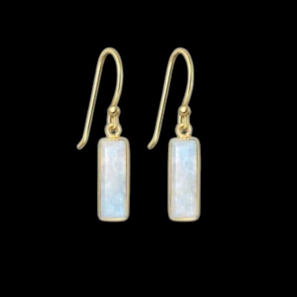 Moonlight Line | Curated Gold-Plated Silver Earrings