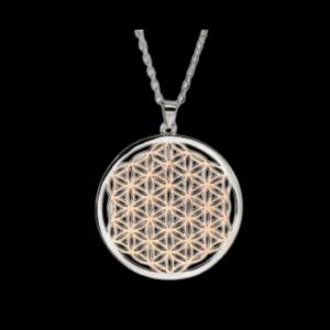 Origin Circle | Curated Rhodium-Plated Silver Necklace